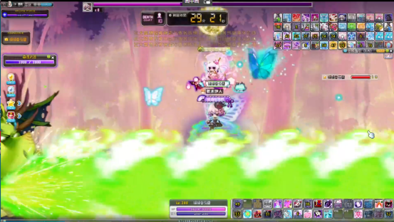 上跳+漂浮躲避绿龙的伤害