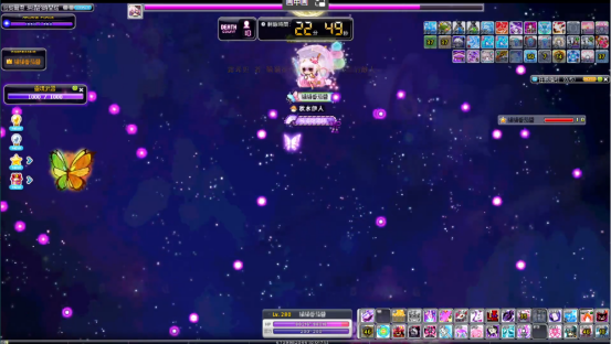 图中位置不会碰到弹幕